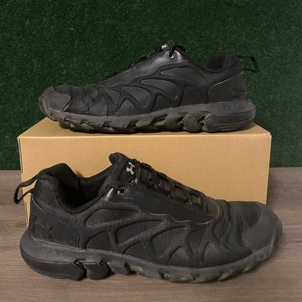 Under Armour Valsetz Venom Low Men s Tactical Shoes Size 9.5 Black 1236890-001